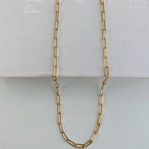 Stella & Haas Vivian Gold Paperclip Necklace